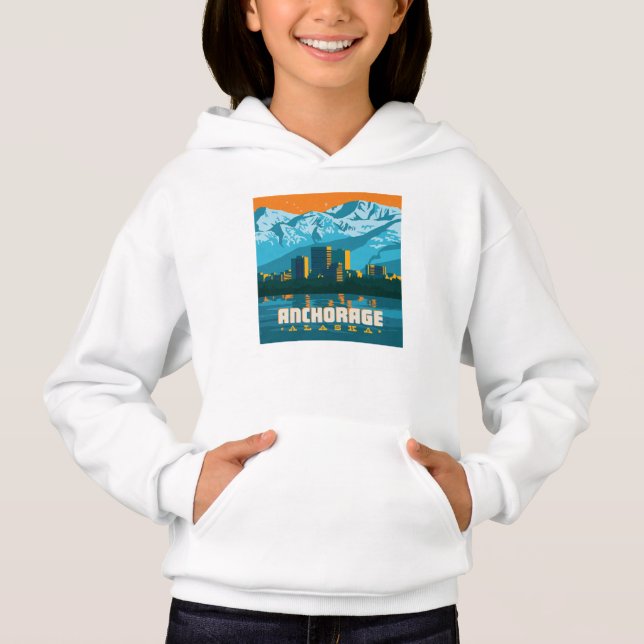Anchorage, Alaska T Shirt (Framsida)