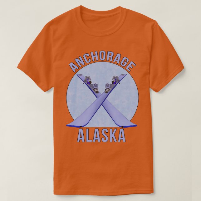 Anchorage Alaska T Shirt (Design framsida)