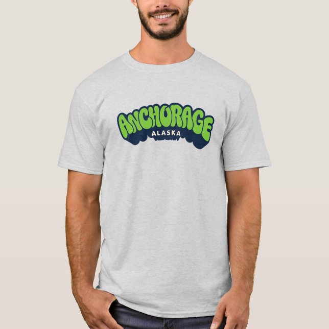 Anchorage, Alaska T Shirt (Framsida)
