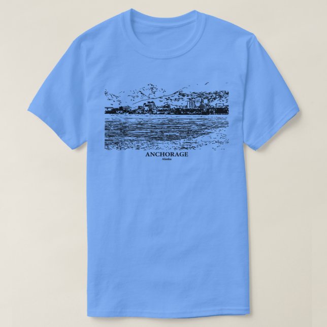 Anchorage Alaska TShirt 2 T Shirt (Design framsida)