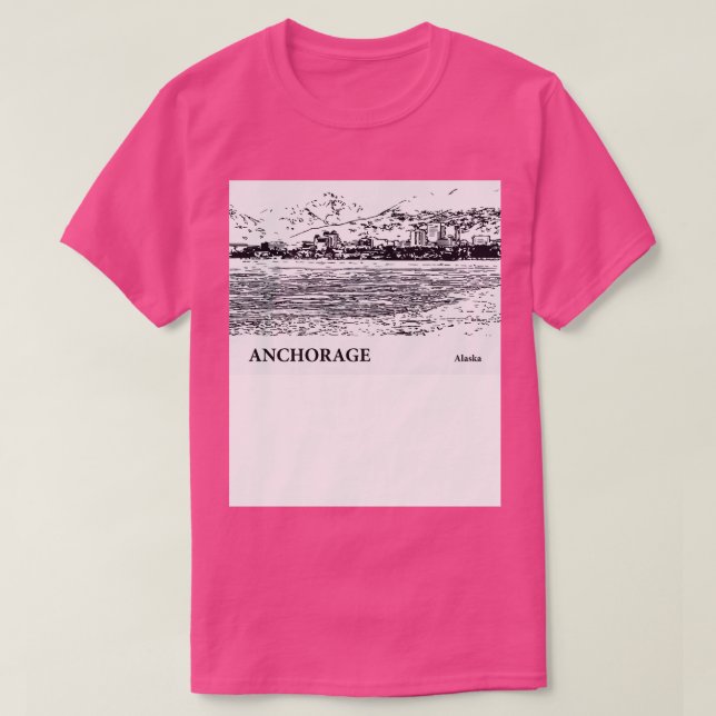 Anchorage Alaska TShirt 3 T Shirt (Design framsida)
