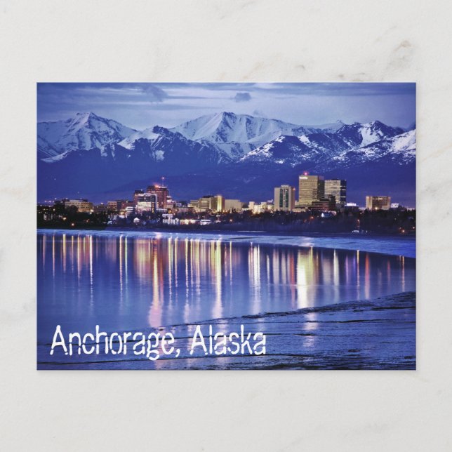 Anchorage, Alaska, USA Vykort (Framsida)