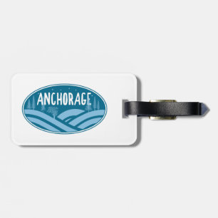 Anchorage Alaska utomhus Bagagebricka