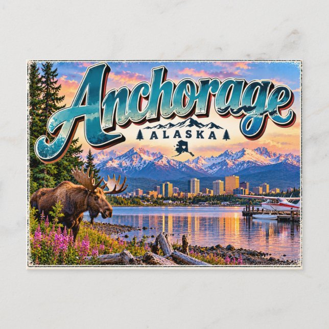 Anchorage, Alaska Vykort (Framsida)