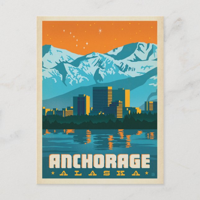 Anchorage, Alaska Vykort (Framsida)