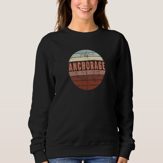 Anchorage Alaska Waikiki Beach Sunset 4 T Shirt (Framsida)