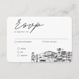 Anchorage Bröllop Traditional OSA Meal Option Tilläggskort