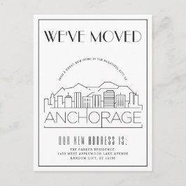 Anchorage | Modern Deco Stad Flyttar Tips Meddelande Vykort