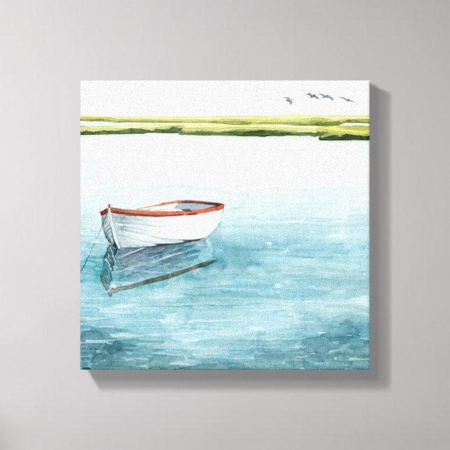 Anchored Bay I Canvastryck (Framsida)
