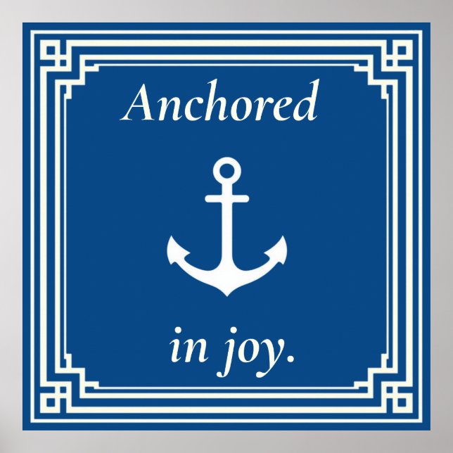 Anchored in Joy  Poster (Framsidan)