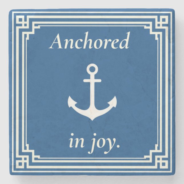Anchored in Joy  Stenunderlägg (Framsidan)