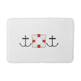 Anchors Away Bath Mat Badrumsmatta