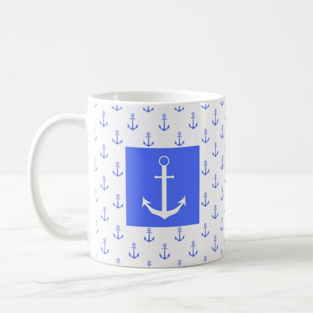 Anchors Away Mugg (Vita) (Vänster)