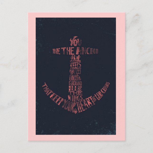 Anchors Away Vykort (Framsida)