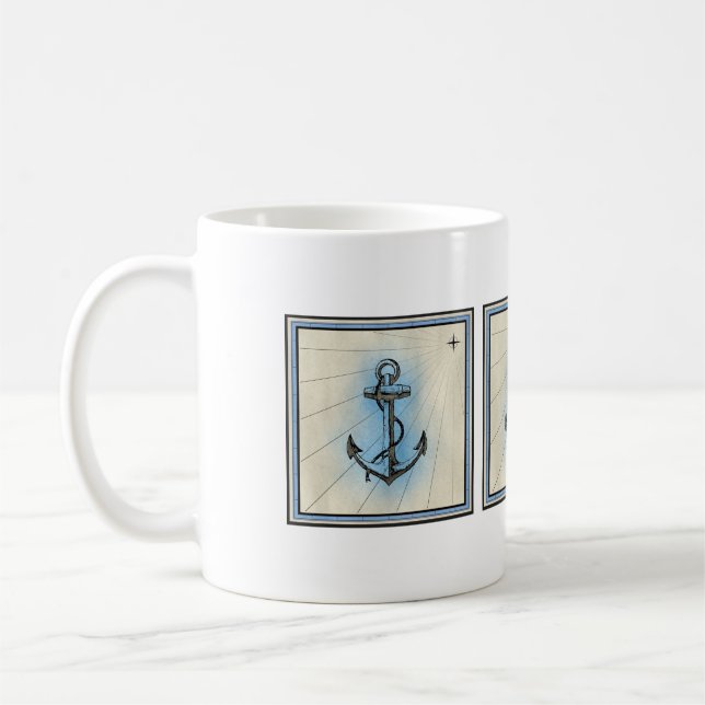 Anchors Aweigh Kaffemugg (Vänster)