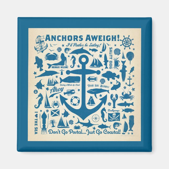 Anchors Aweigh! Magnet (Framsidan)