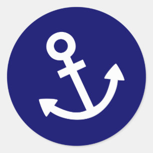 Anchors Aweigh Runt Klistermärke