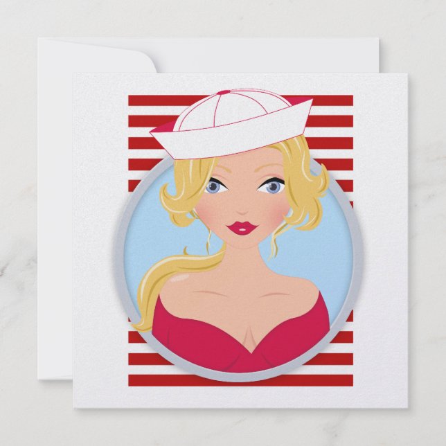 Anchors Aweigh! - SRF Inbjudningar (Framsida)