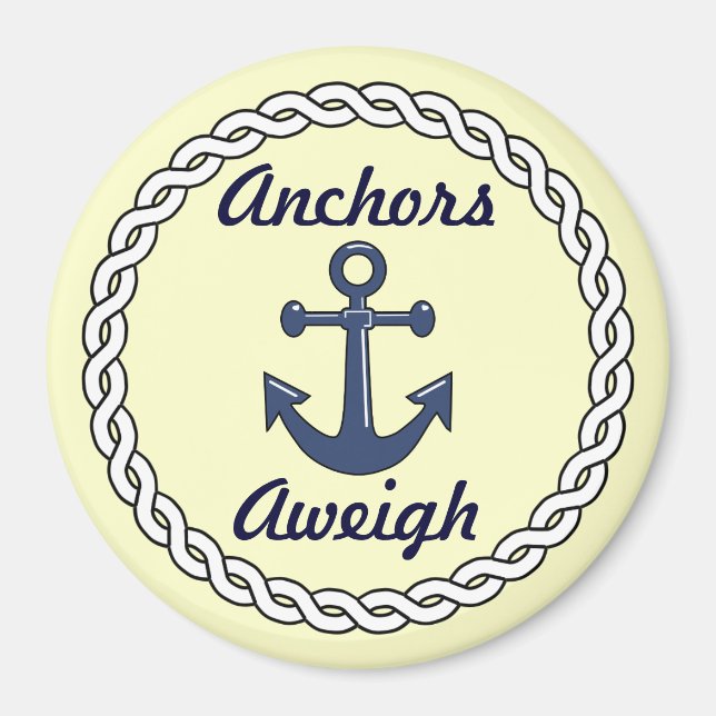 Anchors Aweigh Stateroom Door Marker Magnet (Framsidan)