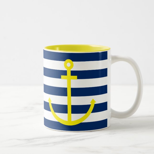 Anchors Aweigh Två-Tonad Mugg (Höger)