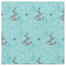 Anchors och Stars Mönster - Festina Lente Tyg