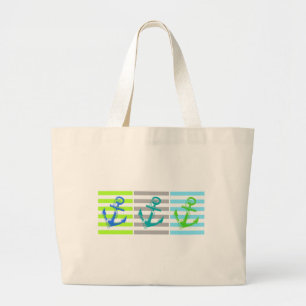 Anchors - Tote Bag Jumbo Tygkasse
