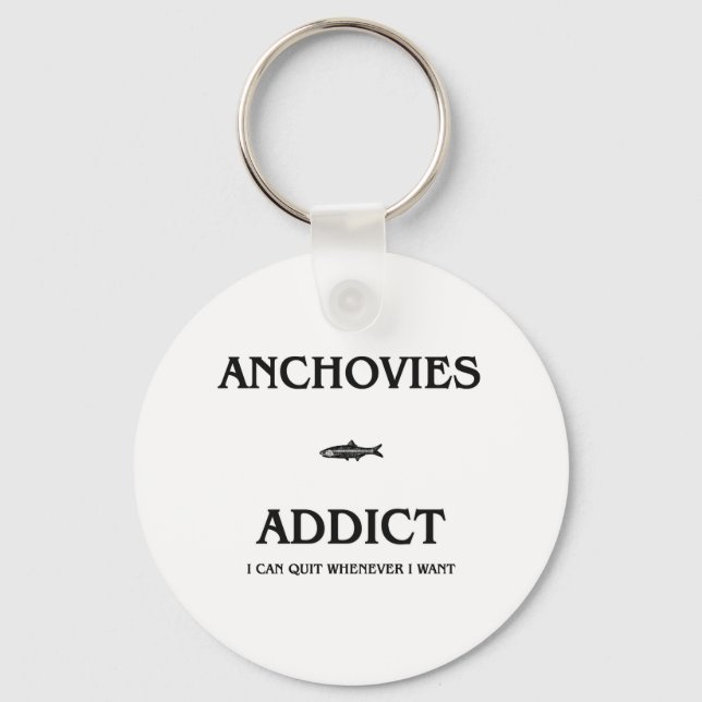 Anchovies Addict Nyckelring (Framsida)