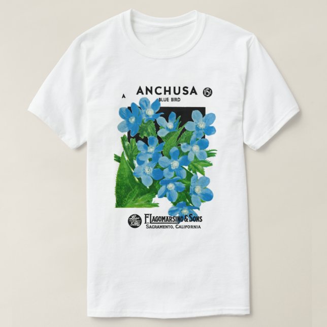 Anchusa T-shirt (Design framsida)