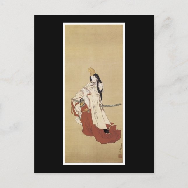 Anciant japansk Art-vykort Vykort (Framsida)