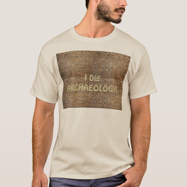 Anciella egyptiska Hieroglyphs Designer Gift T-shirt (Framsida)