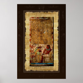 Anciella egyptiska Stela Art Poster