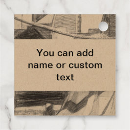 Anciella fotbollspencilart Monochrome Gåvor Etiketter