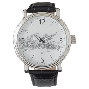 Anciella landskapskonst armbandsur