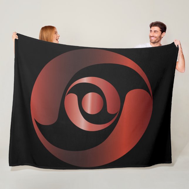 Ancient Alien Mysteries Red Skörd Circle Fleecefilt (På plats)