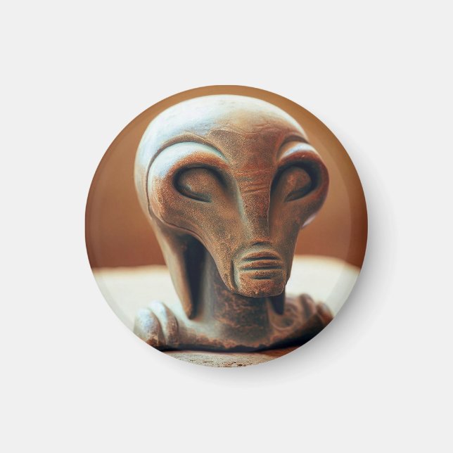 Ancient Alien Statue Magnet (Framsidan)
