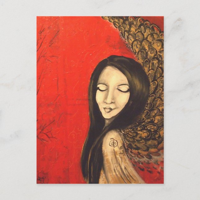 Ancient Angel Postcard Vykort (Framsida)