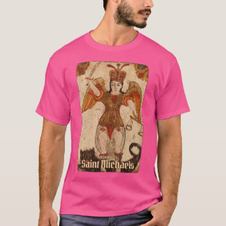 Ancient Art Archangel Saint Michaels T Shirt
