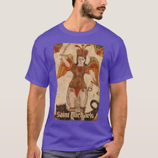 Ancient Art Archangel Saint Michaels T Shirt