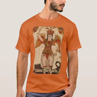 Ancient Art Archangel Saint Michaels T Shirt