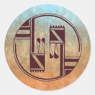 Ancient Arts Native American Runt Klistermärke