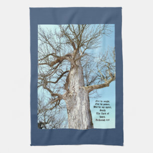 Ancient Ash Zechariah 4:6 Kökshandduk