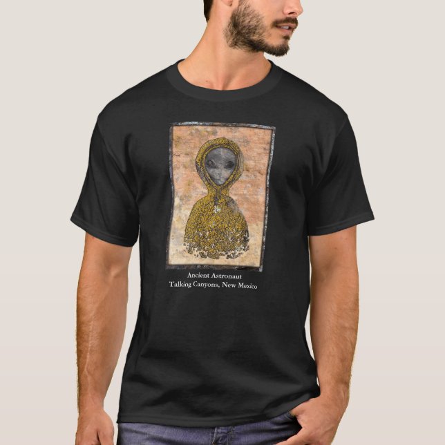 Ancient Astronaut Talking Canyons, New mexico T Shirt (Framsida)