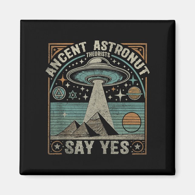 Ancient Astronaut-teorister säger ja Ufo-konspirat Magnet (Framsidan)