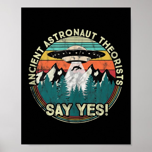 Ancient Astronaut Teorister säger ja - Utomjording Poster (Framsidan)
