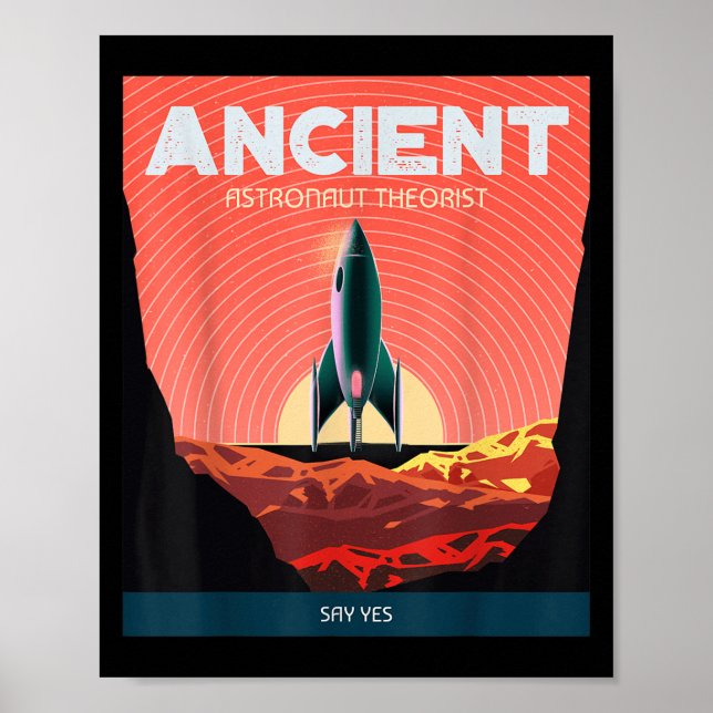 Ancient Astronaut Theorist säger ja till Alien The Poster (Framsidan)