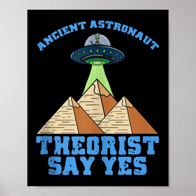 Ancient Astronaut Theorist säger ja till egyptiska Poster (Framsidan)
