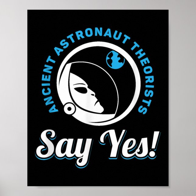 Ancient Astronaut Theorists säger ja - Ancient Ali Poster (Framsidan)