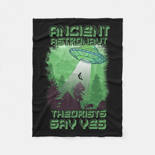Ancient Astronaut Theorists säger ja - Utomjording Fleecefilt (Framsidan)