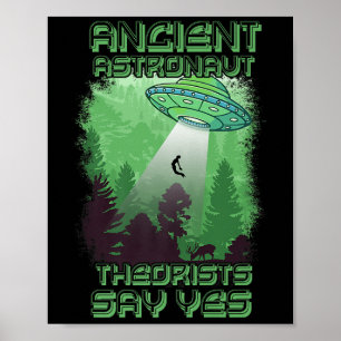 Ancient Astronaut Theorists säger ja - Utomjording Poster