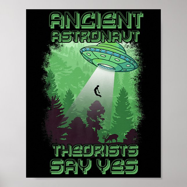 Ancient Astronaut Theorists säger ja - Utomjording Poster (Framsidan)